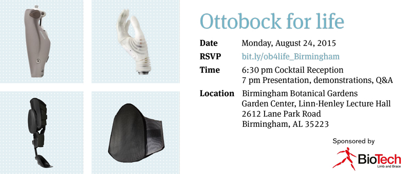 BioTech Proudly Presents the Ottobock for Life Event August 24th